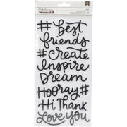 American Crafts - Girl Squad Thickers Stickers 5.5"X11" 30/Pkg