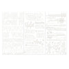 49 And Market Rub-On Transfer Set - Irresistible Artful Words