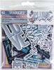 49 and Market - Plume & Petals Chipboard Sentiment Set
