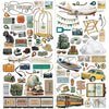 49 and Market - Travel Diaries Laser Cut Elements