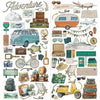 49 and Market - Travel Diaries Laser Cut Elements