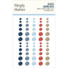 Simple Stories - Simple Vintage Sand & Sea Glossy Enamel Dots