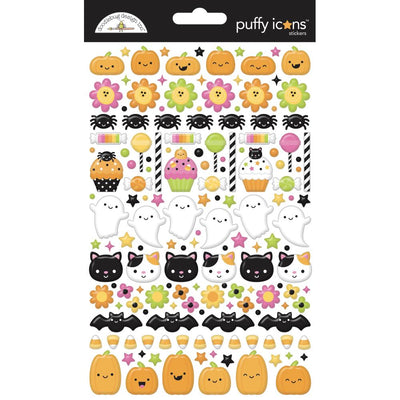 Doodlebug - Hey Pumpkin Doodle Puffy Icon Stickers