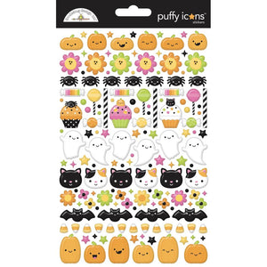 Doodlebug - Hey Pumpkin Doodle Puffy Icon Stickers