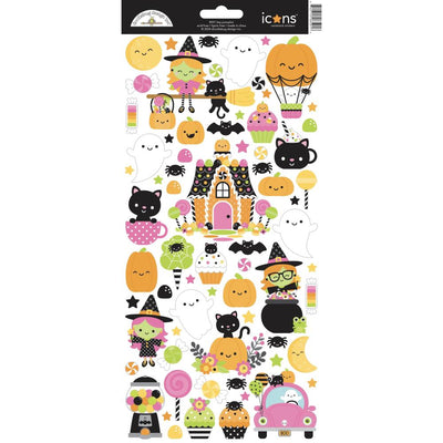 Doodlebug - Hey Pumpkin Icon Stickers 6x13