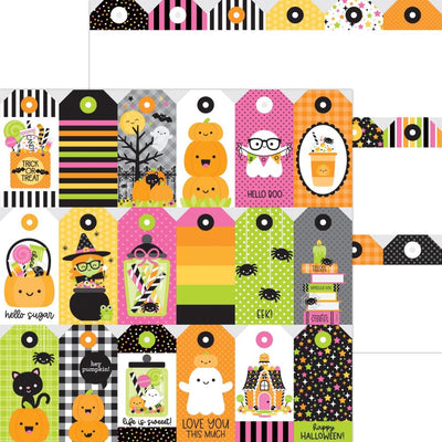 Doodlebug - Hey Pumpkin Paper - Trick Or Treat Tags