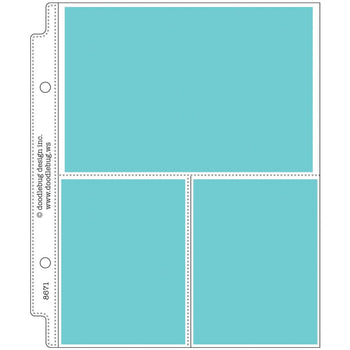Doodlebug Design - Monochromatic Collection - Mini Album Protectors Combo Set