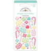 Doodlebug - Tinsel Time Sprinkles Adhesive Enamel Shapes - Christmas Candy