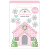 Doodlebug - Tinsel Time Doodle-Pops 3D Sticker - Christmas Cottage