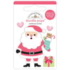 Doodlebug - Tinsel Time Doodle-Pops 3D Sticker - Jolly St. Nick