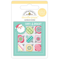 Doodlebug - Tinsel Time Doodle-Pops 3D Sticker - Deck the Halls