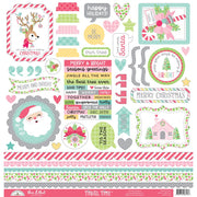 Doodlebug - Tinsel Time DooHickey This & That Sticker Sheet