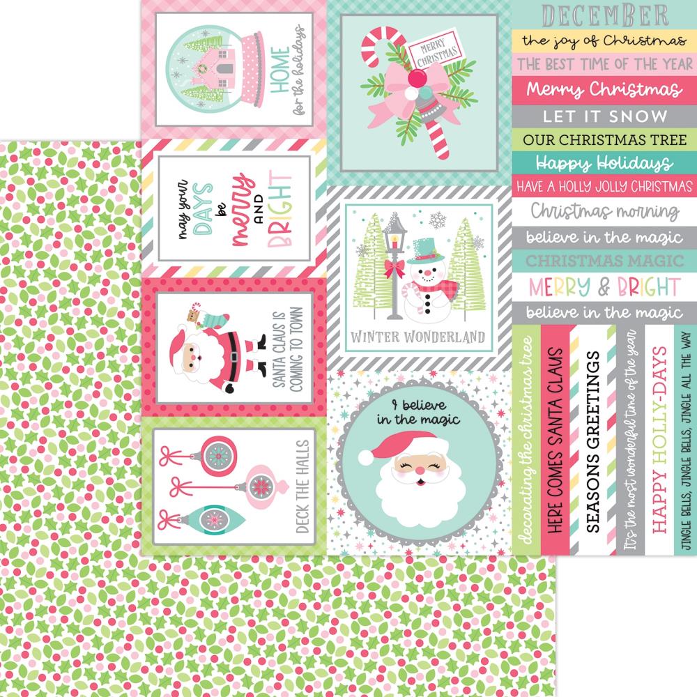 Doodlebug - Tinsel Time Paper - Happy Holly Days