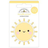 Doodlebug - Butterfly Kisses Doodle Pops 3D Stickers - Good Day Sunshine