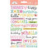 Doodlebug - Butterfly Kisses Puffy Words Stickers