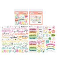 Doodlebug - Butterfly Kisses Ephemera Chit Chat 109/Pkg