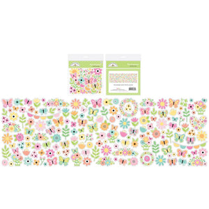Doodlebug - Butterfly Kisses Ephemera Bits & Pieces 162/Pkg