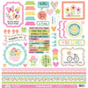 Doodlebug - Butterfly Kisses This & That 12x12 Cardstock Stickers