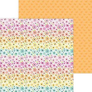 Doodlebug - Butterfly Kisses Paper - Rainbow Garden