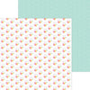 Doodlebug - Butterfly Kisses Paper - Rainbow Skies