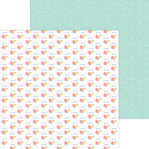 Doodlebug - Butterfly Kisses Paper - Rainbow Skies