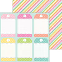 Doodlebug - Butterfly Kisses Paper - Happy Thoughts