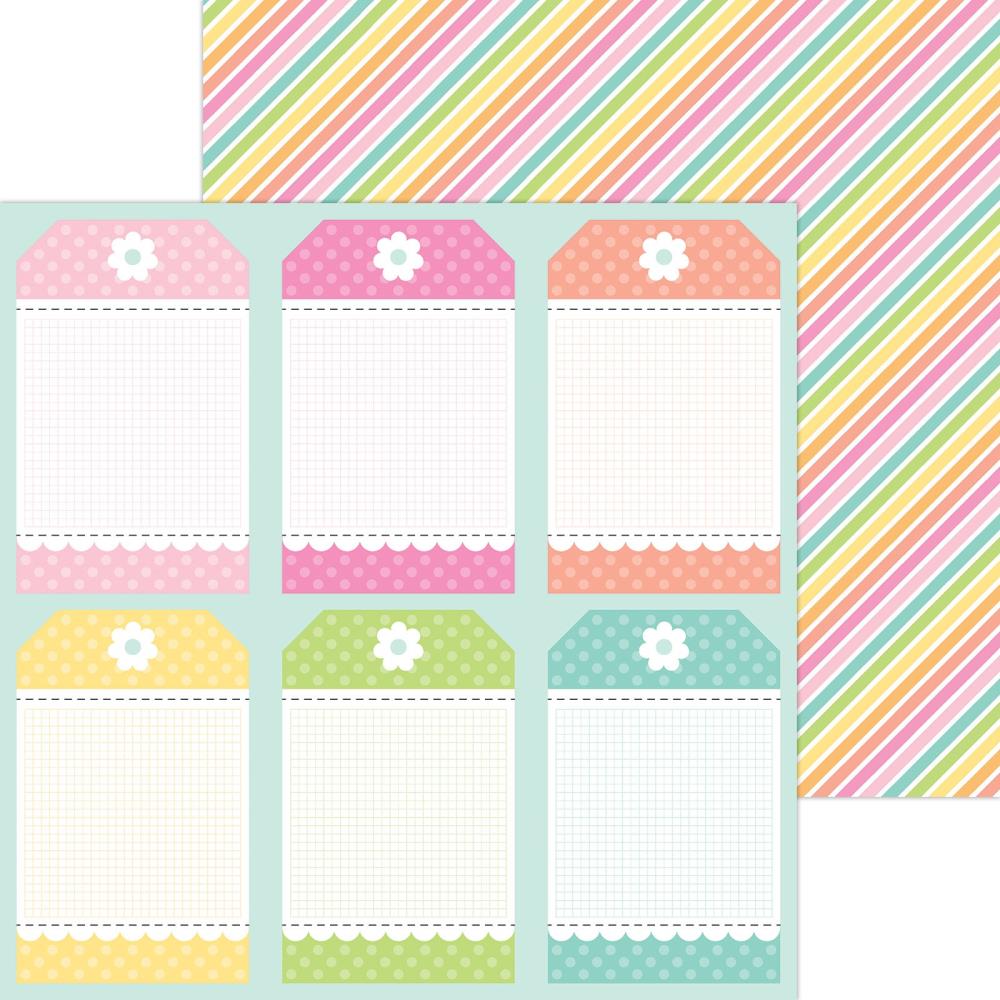 Doodlebug - Butterfly Kisses Paper - Happy Thoughts
