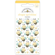 Doodlebug - Bee Happy Shape Sprinkles - Honey Bees