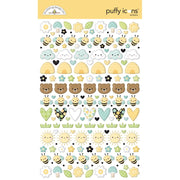 Doodlebug - Bee Happy Puffy Icon Stickers