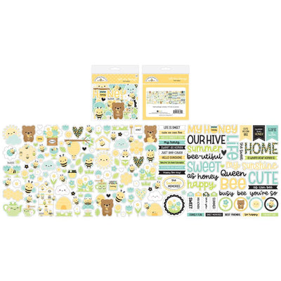Doodlebug - Bee Happy All The Things Die Cuts 173/Pkg