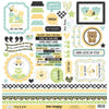 Doodlebug - Bee Happy This & That Cardstock Sticker Sheet 12x12