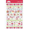 Doodlebug - Berry Sweet Puffy Icon Stickers
