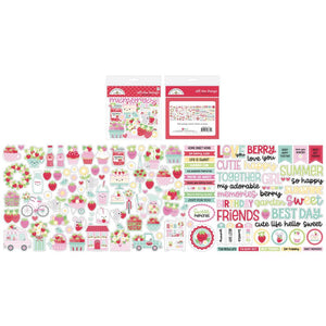 Doodlebug - Berry Sweet All The Things Die Cuts 138/Pkg