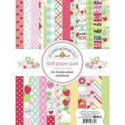 Doodlebug - Berry Sweet Double-Sided Paper Pad 6"X8"