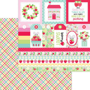 Doodlebug - Berry Sweet Paper - Berry Basket