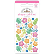 Doodlebug - Summer Fun Shape Sprinkles - Island Tropics 52/Pkg
