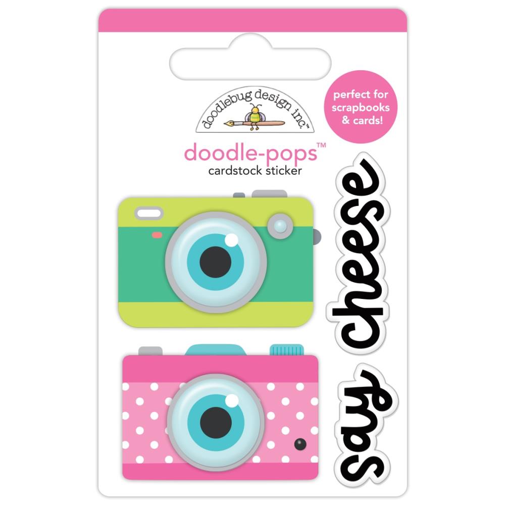 Doodlebug - Summer Fun Doodle-Pops 3D Sticker - Photo Op