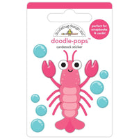 Doodlebug - Summer Fun Doodle-Pops 3D Sticker - Louie Lobster