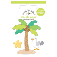 Doodlebug - Summer Fun Doodle-Pops 3D Sticker - Palm Beach