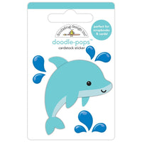 Doodlebug - Summer Fun Doodle-Pops 3D Sticker - Donnie Dolphin