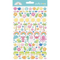 Doodlebug - Summer Fun Puffy Stickers - Icons