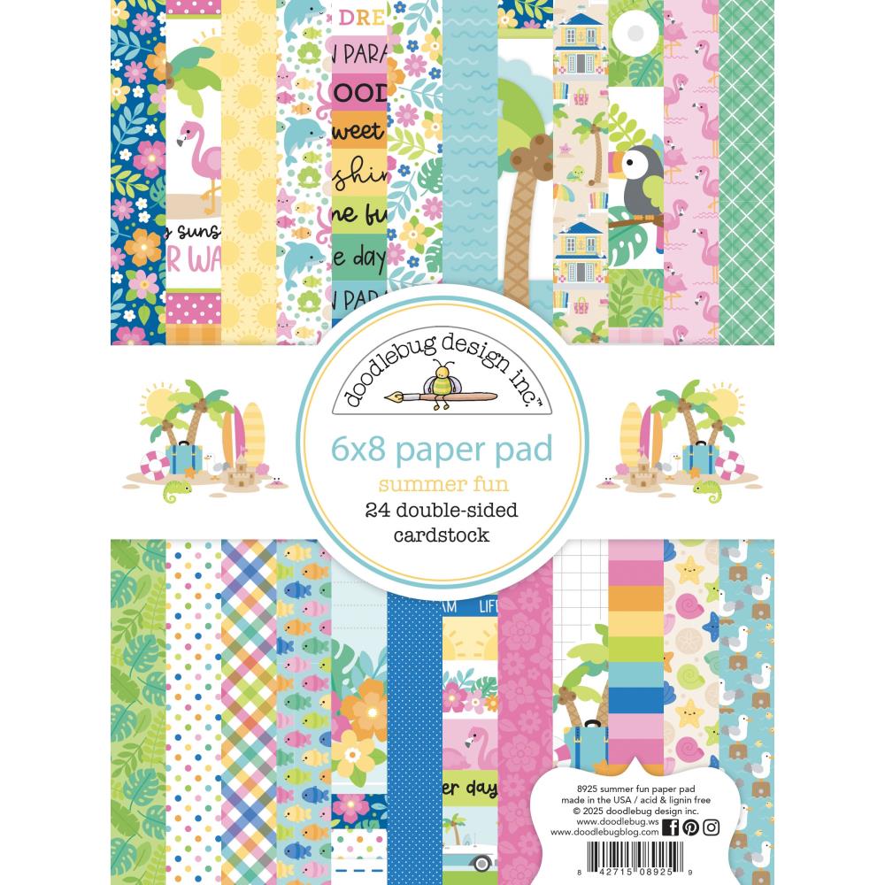 Doodlebug - Summer Fun 6x8 Paper Pad