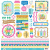 Doodlebug - Summer Fun This & That Cardstock Sticker Sheet 12x12