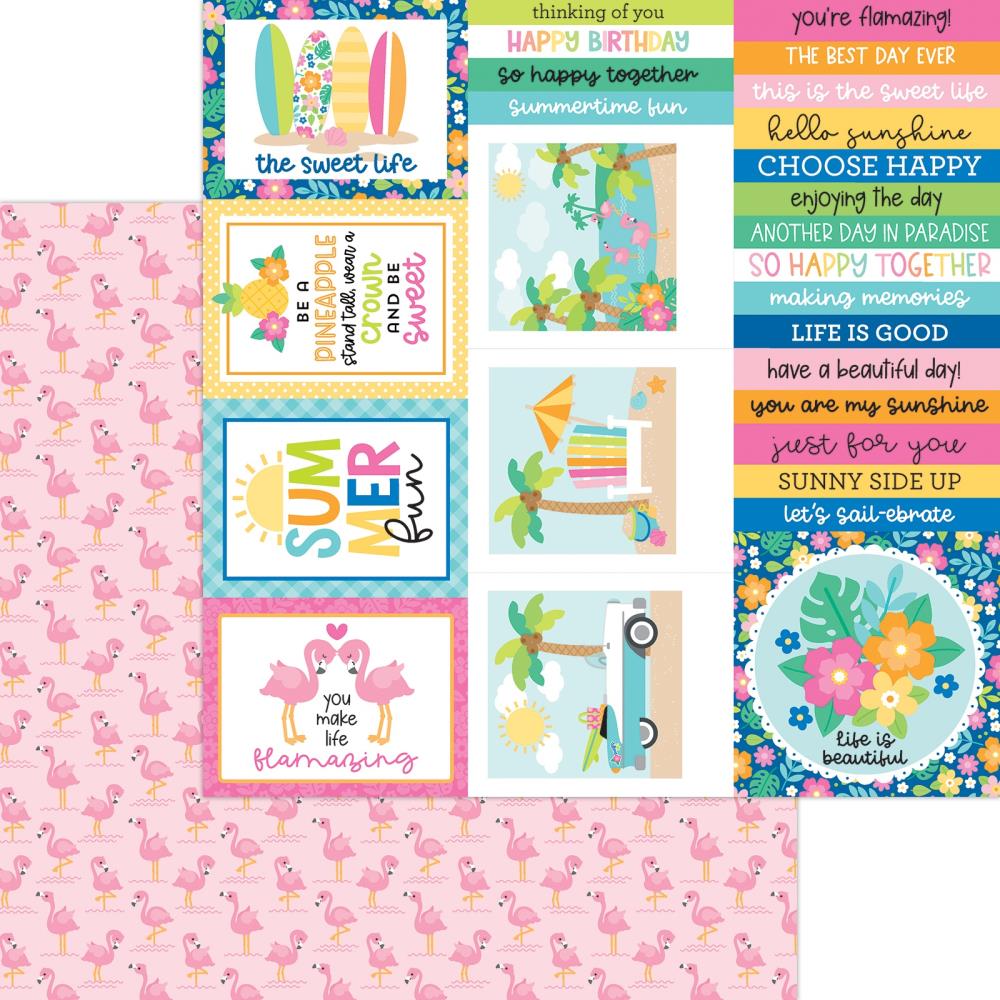 Doodlebug - Summer Fun Paper - Flamazing Flock