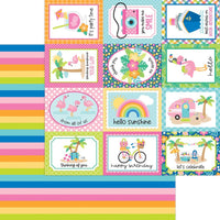 Doodlebug - Summer Fun Paper - Beach Towel