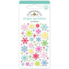 Doodlebug - Oh What Fun Sprinkle Adhesive Glossy Enamel Dots - Snow What Fun