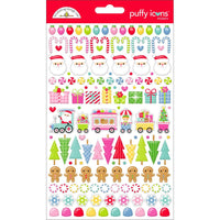 Doodlebug - Oh What Fun Puffy Stickers - Icons 142/Pkg