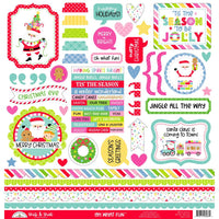 Doodlebug - Oh What Fun This & That Cardstock Sticker Sheet 12x12