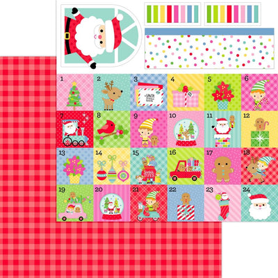 Doodlebug - Oh What Fun Paper - Festive Flannel