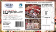 3Quarter Designs - Base Pack Design 1 - 8x8 Shadowbox Album Blank Kit